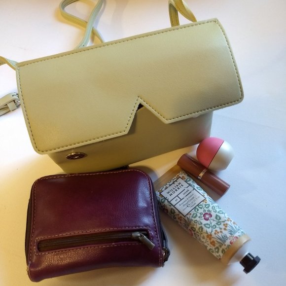 Small Purse / Clutch, Light Mint Green, Retro Style - Picture 9 of 12